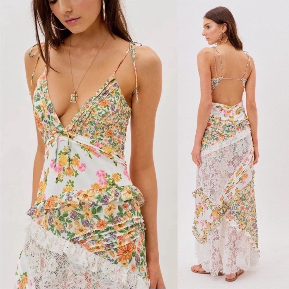 For Love & Lemons - Rosalyn Maxi Dress